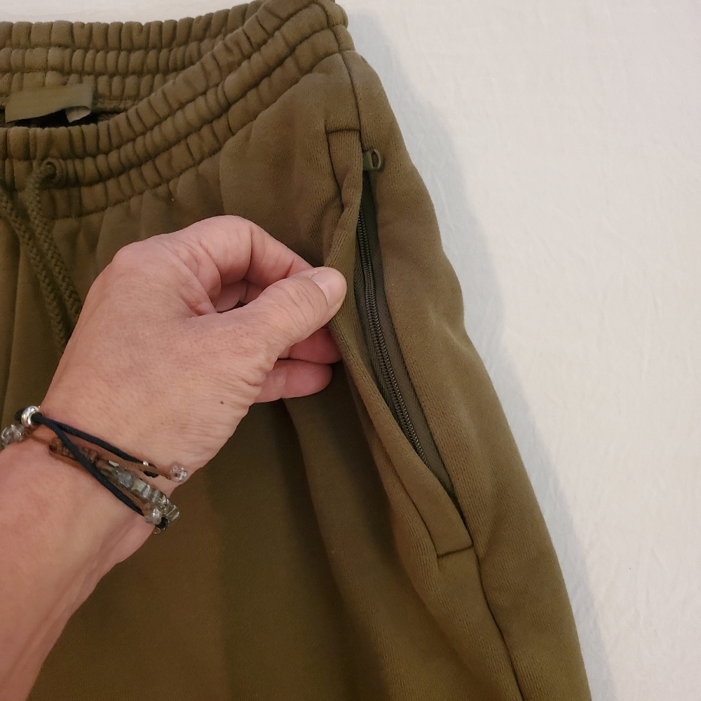 WARDROBE.NYC Military Green Drawstring Track Pant Jogger Sweatpant Loungewear XS - Picture 5 of 11